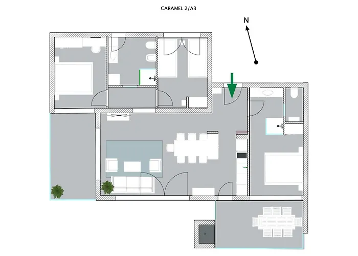 Apartamento Exklusive Mit Pool Bis 7 Personen Nur 60 M Vom